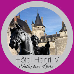 logo de l'hôtel Henri 4 de Sully sur Loire